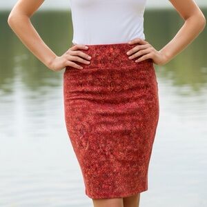 LulaRoe Cassie Pencil Skirt Stretchy High Wide Waist Band XXXL 24-26